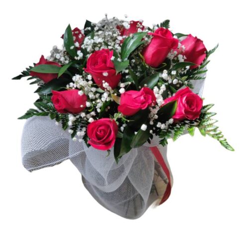 Ramo_10Rosas.jpg - Floristería Jurado en Cabra